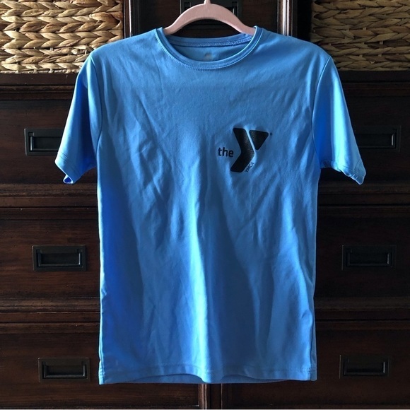 YMCA athletic short sleeve shirt in Youth L - Picture 1 of 3